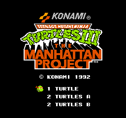 Teenage Mutant Ninja Turtles III - The Manhattan Project...