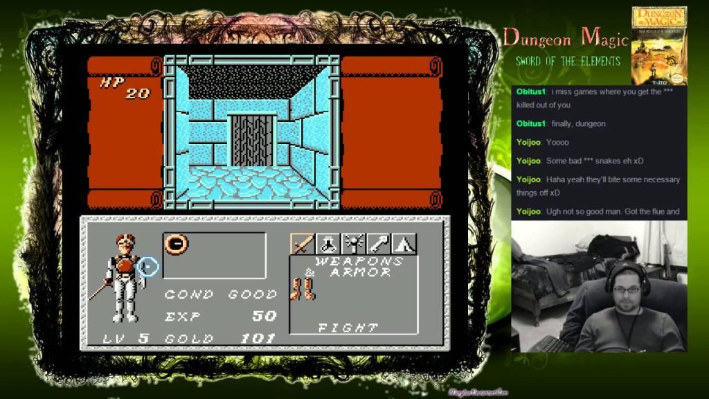 Dungeon Magic Sword of Elements NES