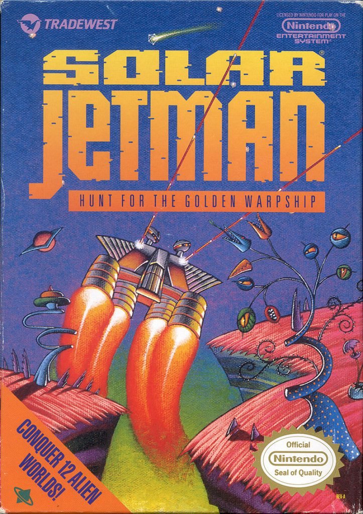 Solar Jetman Hunt for Golden Warpship NES