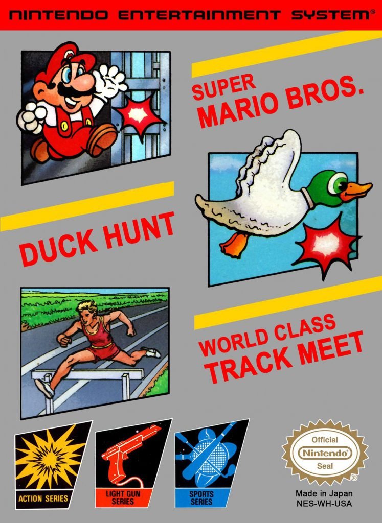 Super Mario Bros Duck Hunt Track Meet NES